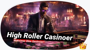 High Roller Casinoer 🎩: Din guide til de bedste bonusser online