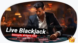 Live Blackjack: Bedste Casino Spil med Live Dealer 🃏