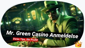 Mr. Green Casino anmeldelse: Få 1.000 kr + 300 spins nu! 🎉